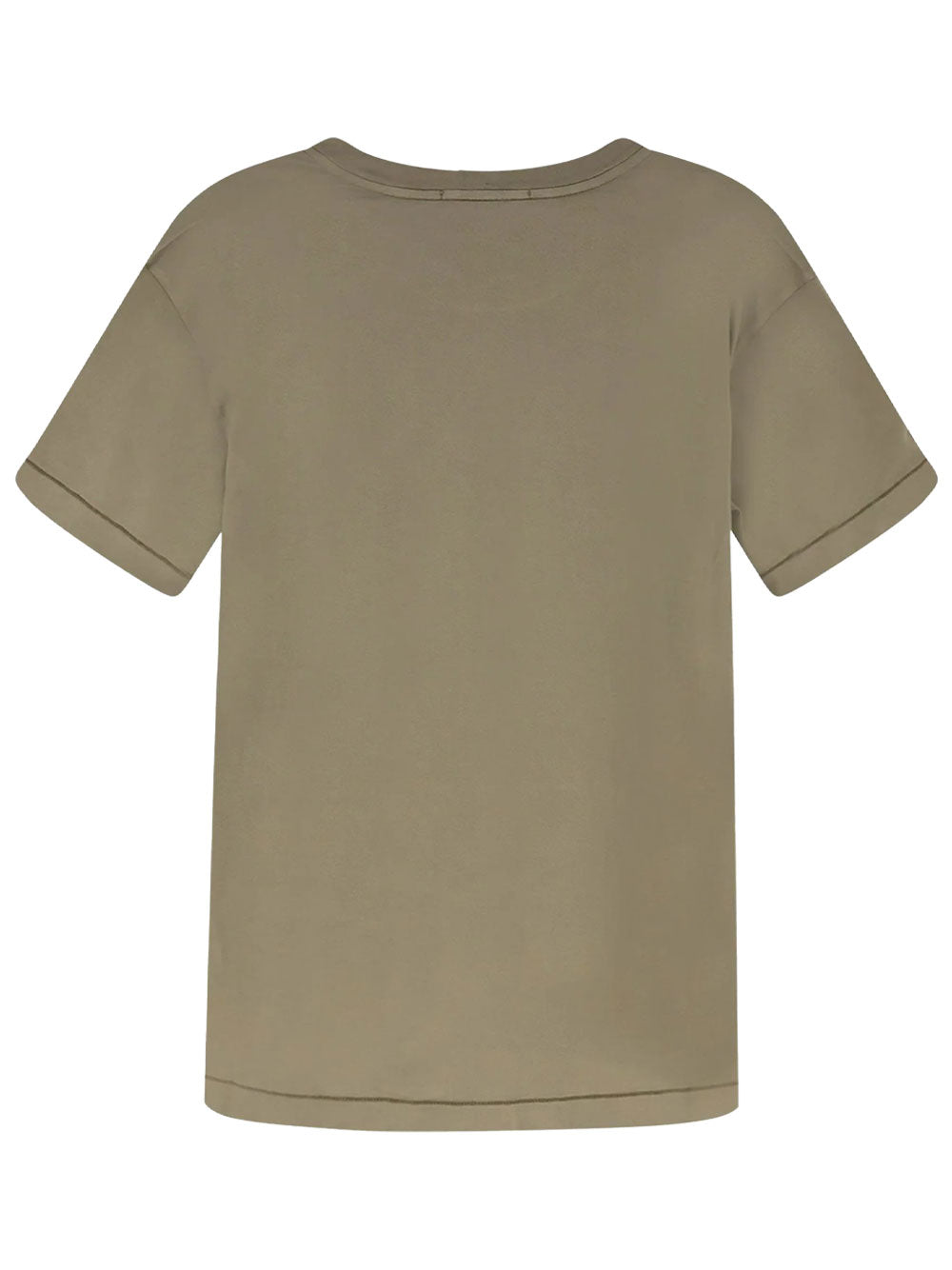 STONE ISLAND Slim Fit T-Shirt With Compass Badge Women