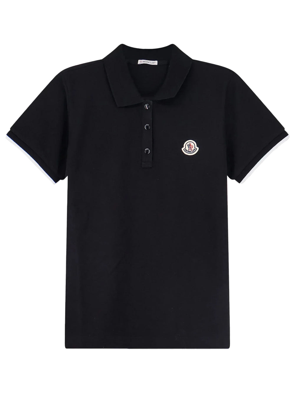 MONCLER Moncler Women Piqué Polo Shirt With Logo Patch