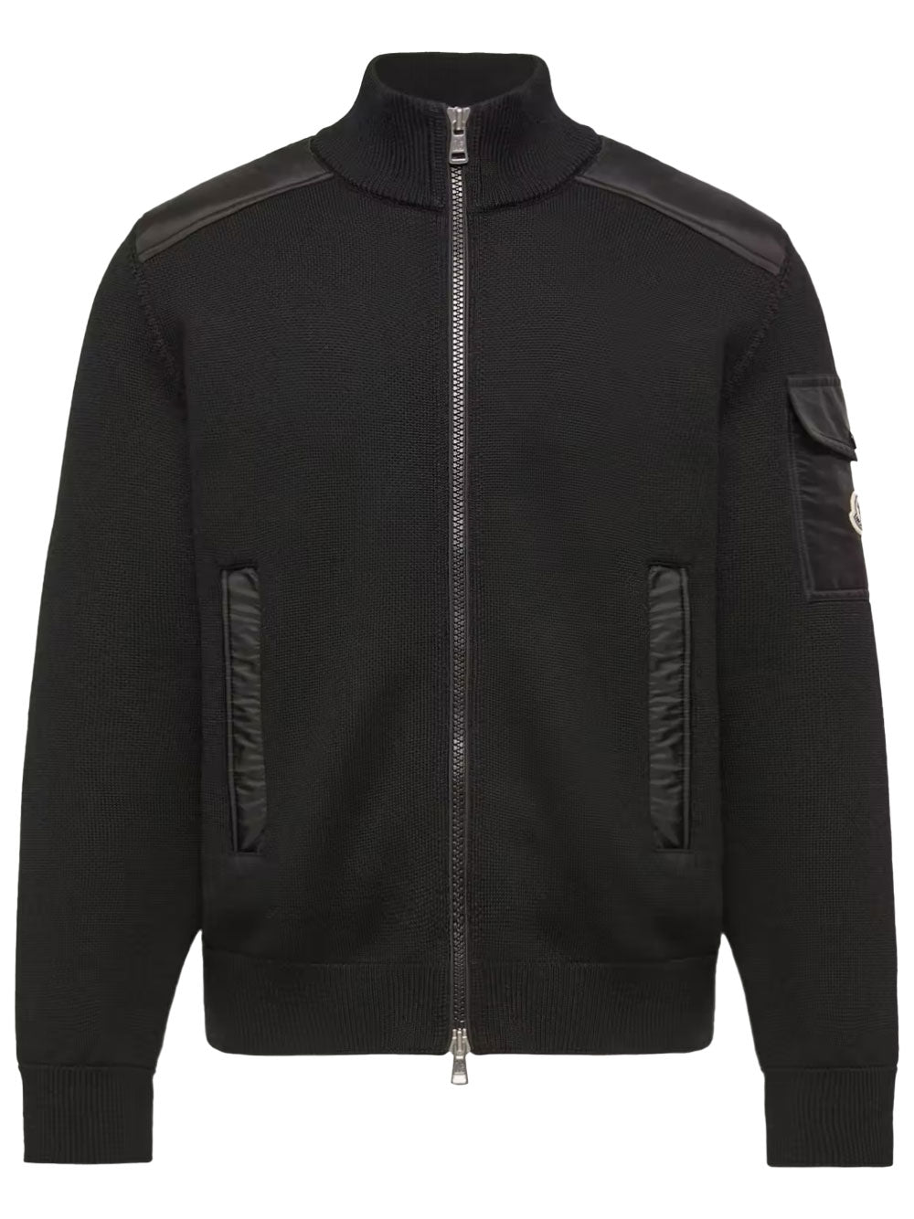 MONCLER Padded Wool Zip-Up Cardigan Women