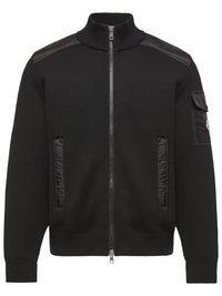 MONCLER Padded Wool Zip-Up Cardigan Women
