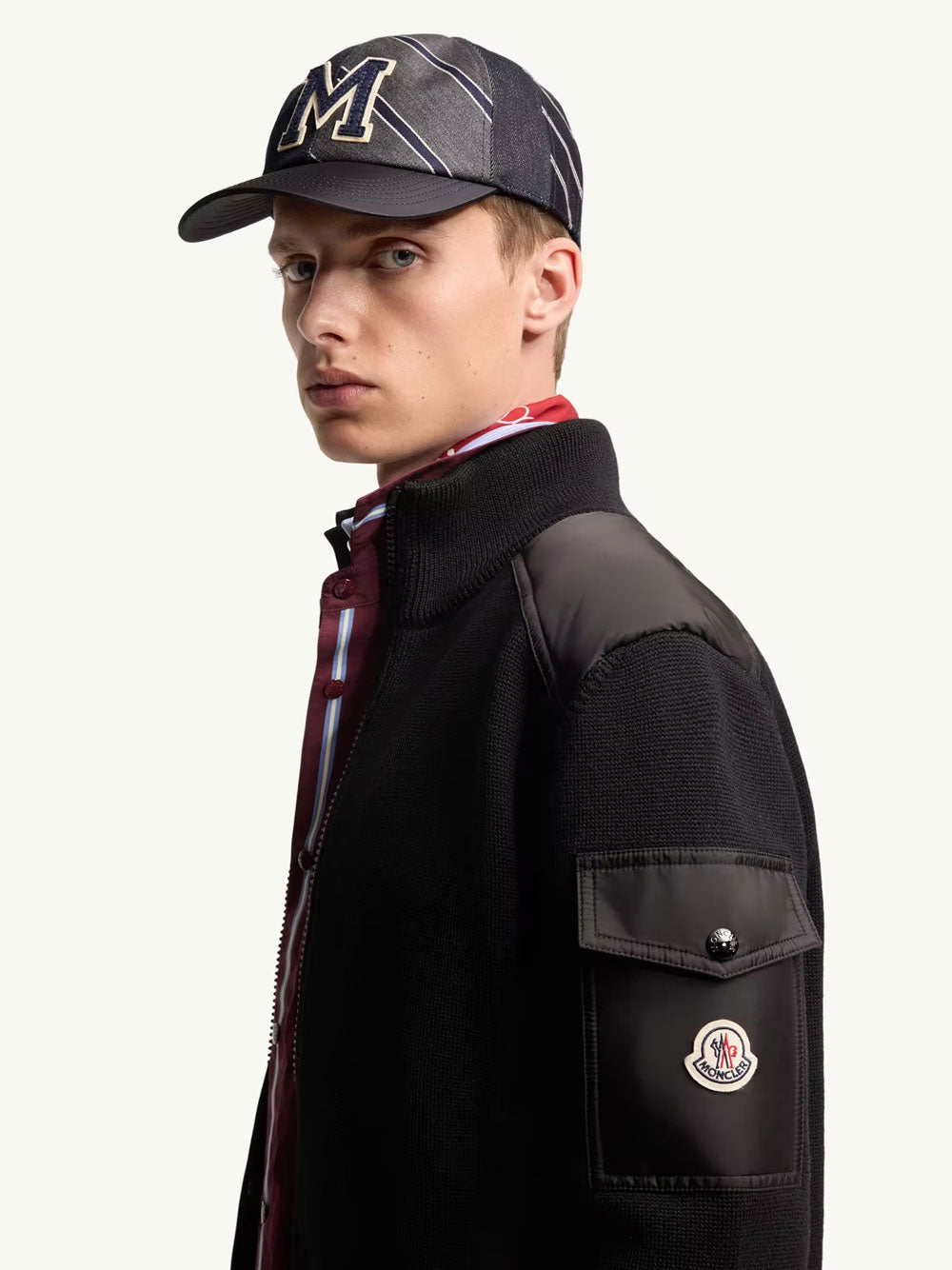 MONCLER Padded Wool Zip-Up Cardigan Women