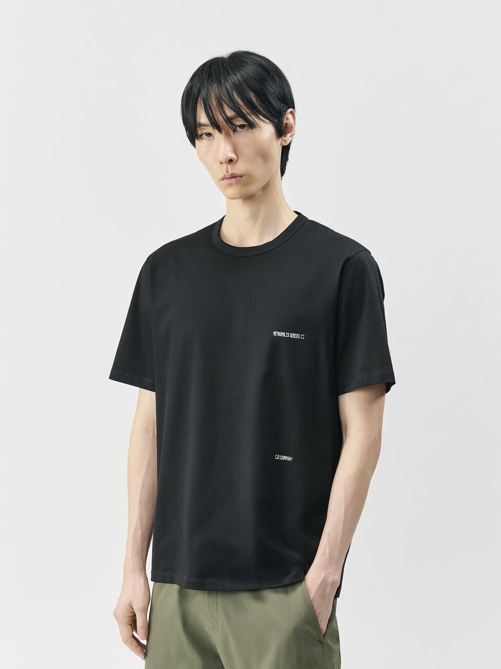 C.P. COMPANY T-Shirt "Metropolis Series" In Jersey Con Stampa Sul Retro Women