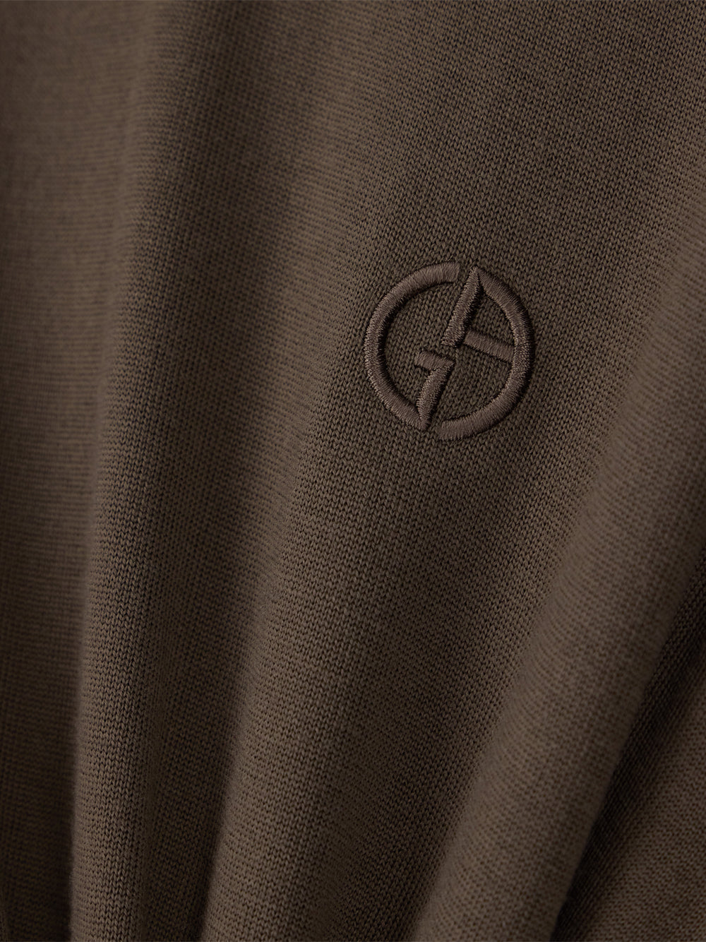 GIORGIO ARMANI Giorgio Armani Men Slim-Fit Sweater In Plain Knit Virgin Wool