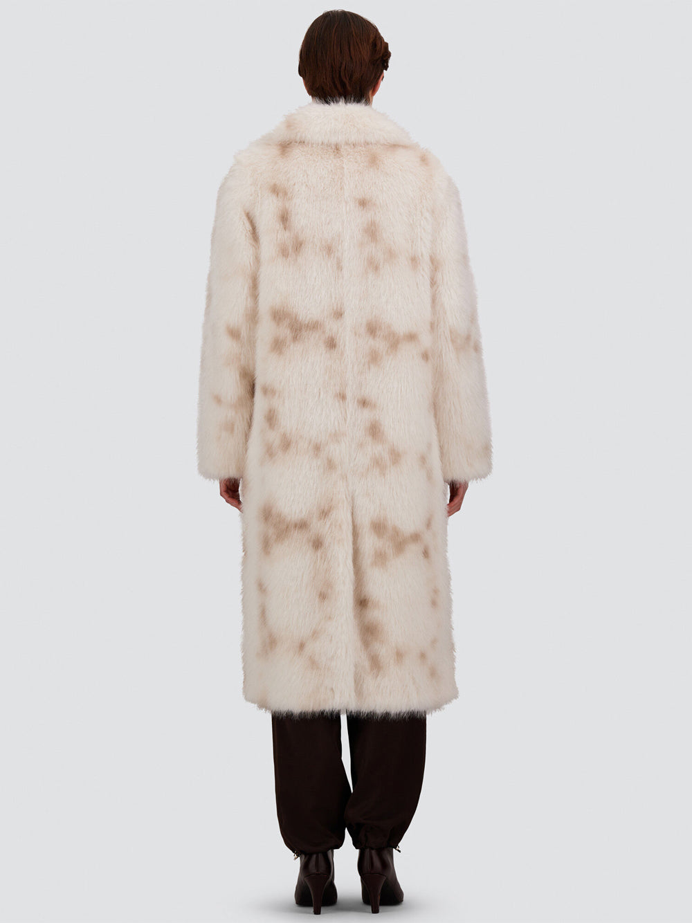 HERNO Cappotto Tocco Pelliccia Effetto Lince Women