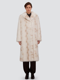 HERNO Herno Women Cappotto Tocco Pelliccia Effetto Lince