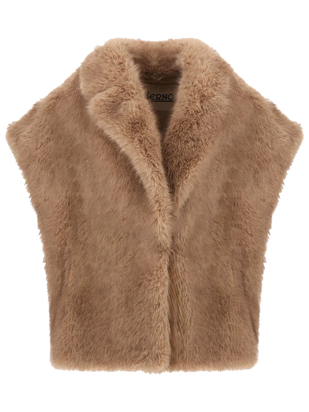 HERNO Herno Women Smanicato Tocco Pelliccia A Pelo Lungo