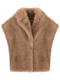 HERNO Herno Women Smanicato Tocco Pelliccia A Pelo Lungo