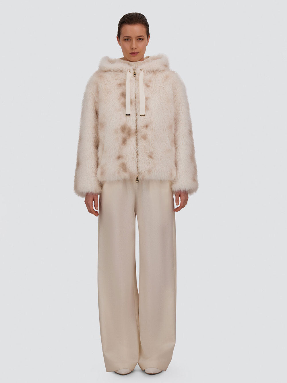 Giacca In Tocco Pelliccia Effetto Lince Women