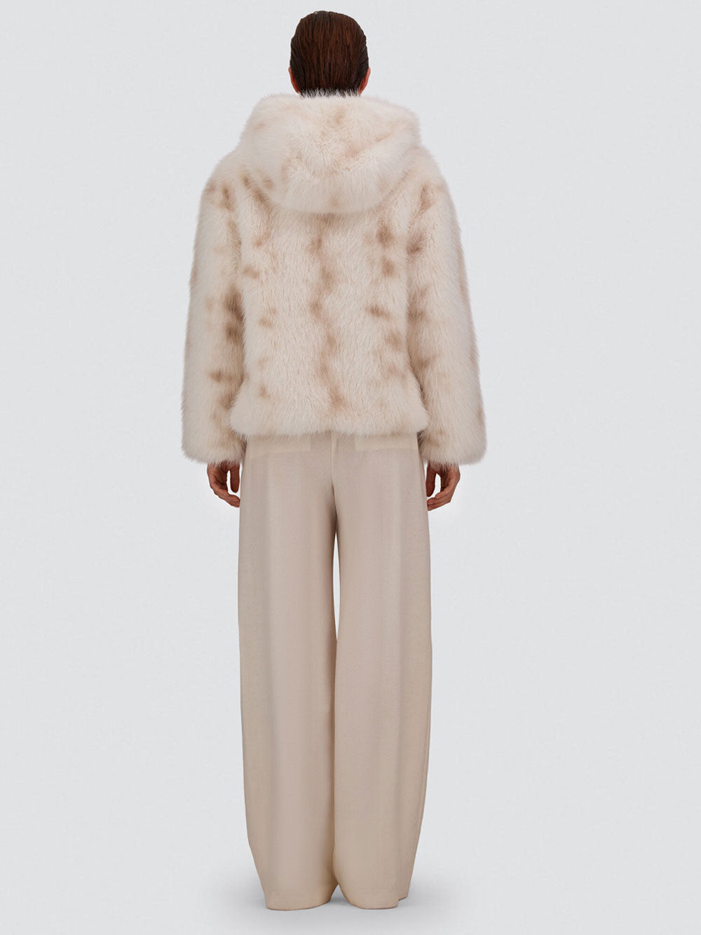 Giacca In Tocco Pelliccia Effetto Lince Women