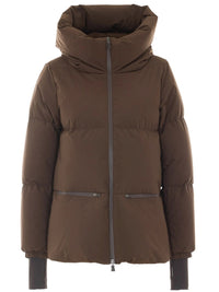 HERNO 2Layers Hooded Short Down Jacket Women