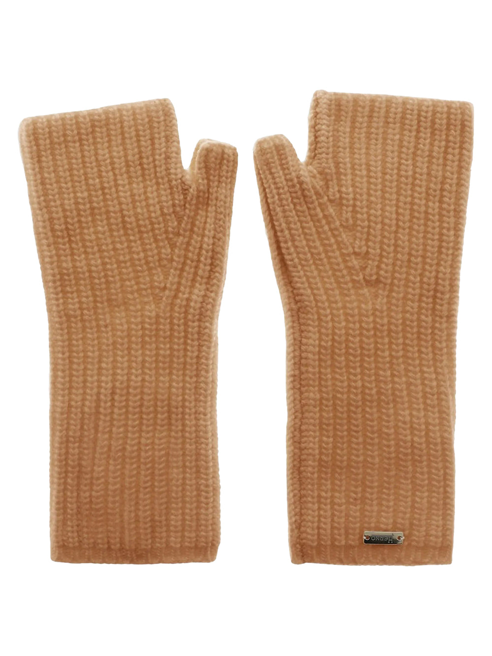 HERNO Wool Ribbed Muffs Women