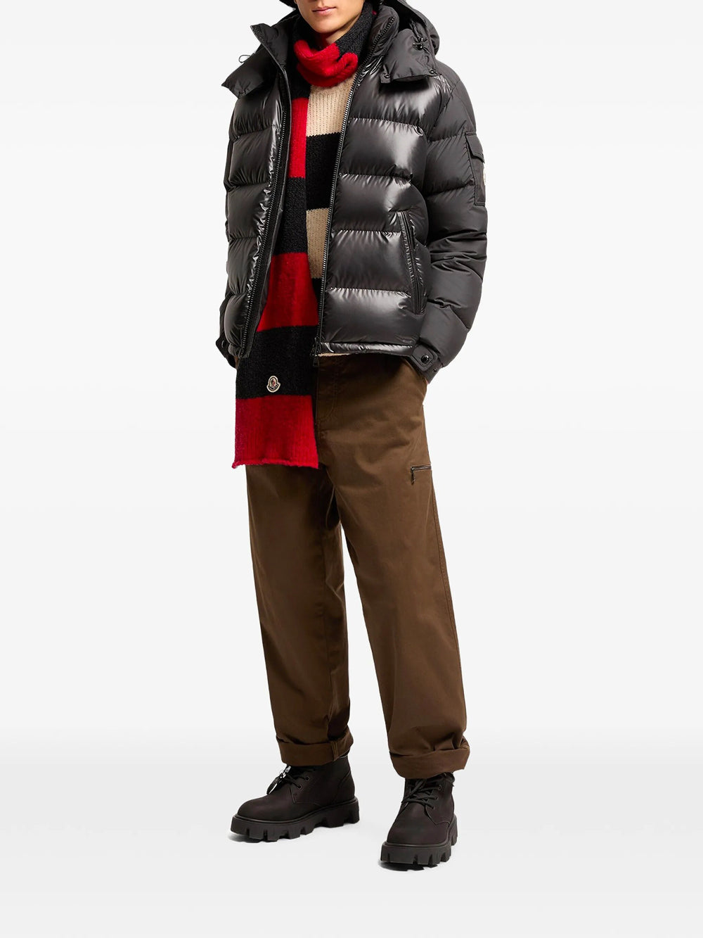 MONCLER Moncler Men Piumino Corto Moncler Maya Con Cappuccio
