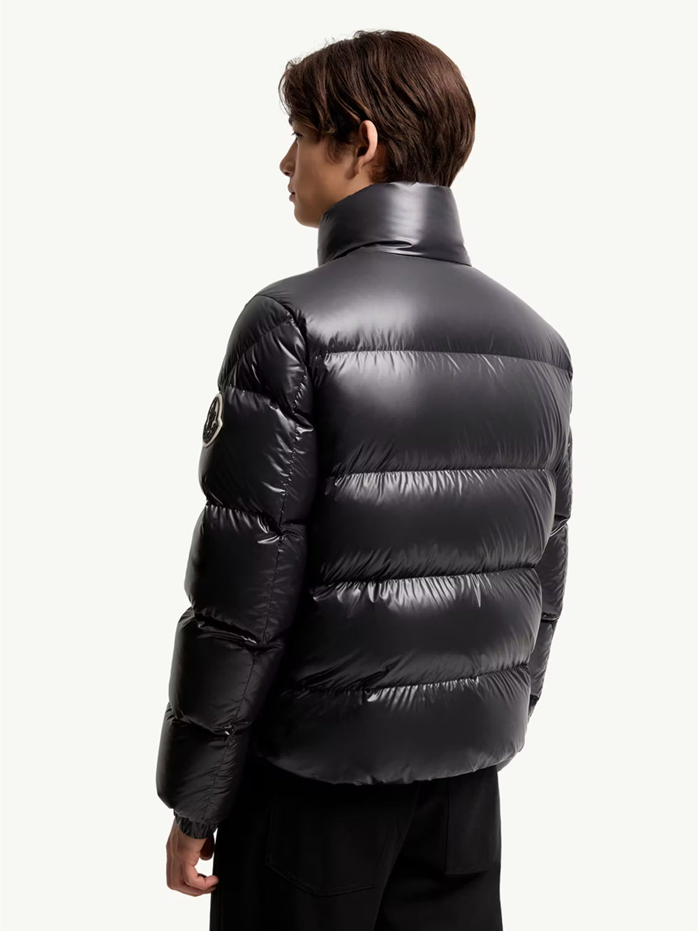 Moncler Men Piumino Corto "Bendola" In Laqué