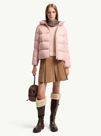 MONCLER Moncler Women Piumino Corto Feligule Con Cappuccio