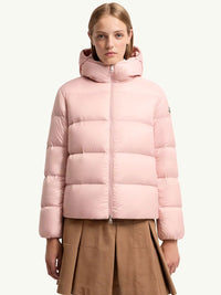 MONCLER Piumino Corto Feligule Con Cappuccio Women