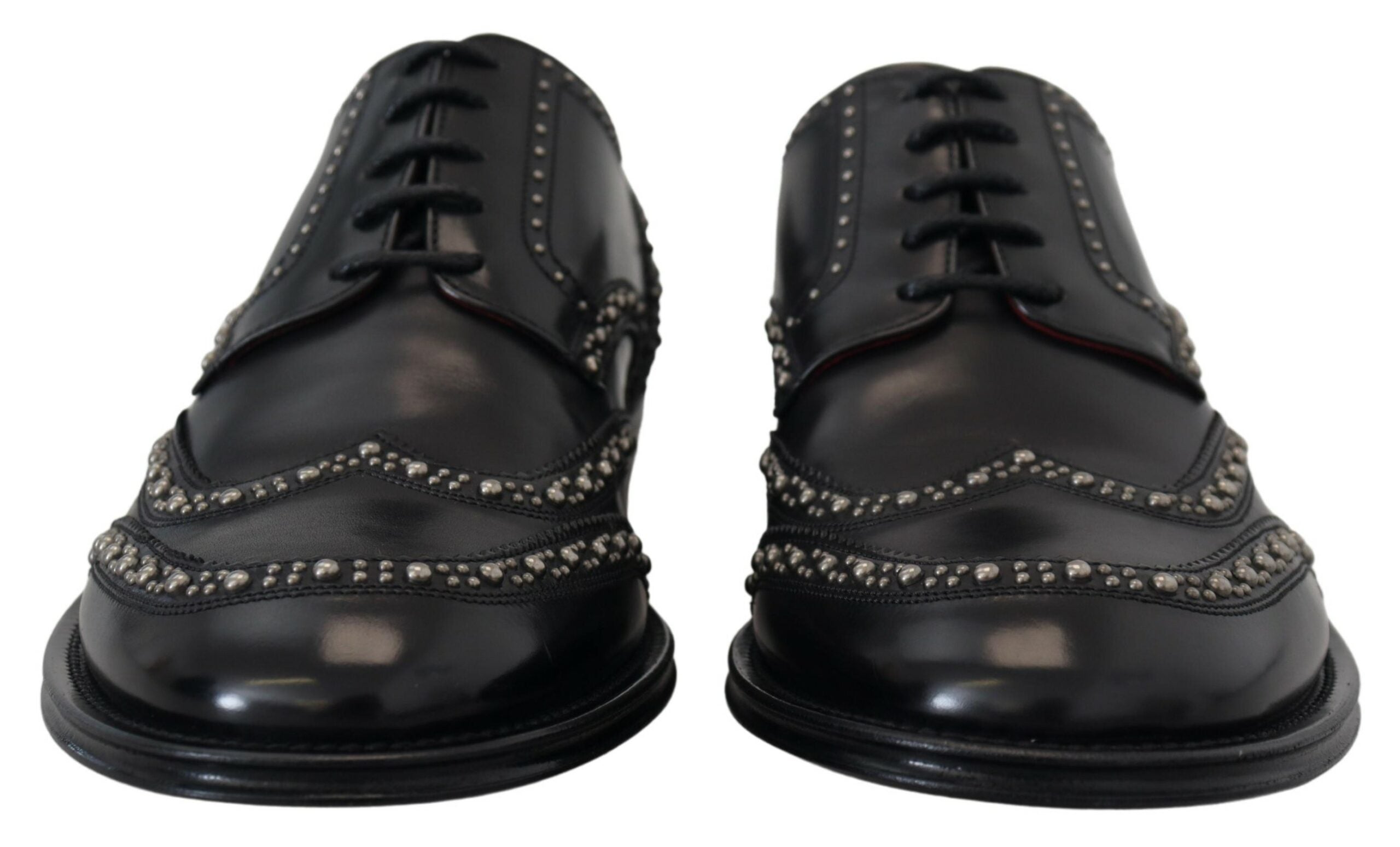 Dolce & Gabbana Studded Leather Oxford Shoes