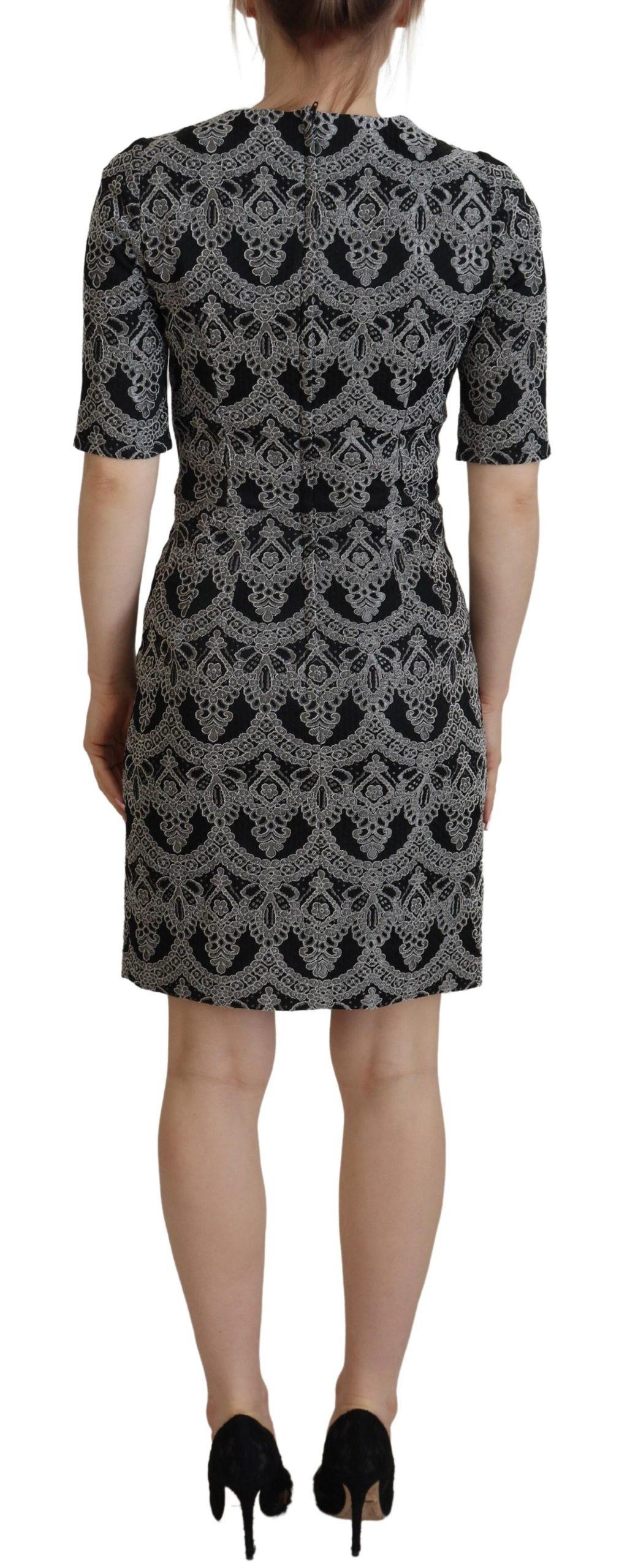 Dolce & Gabbana Jacquard Sheath Bodycon Dress