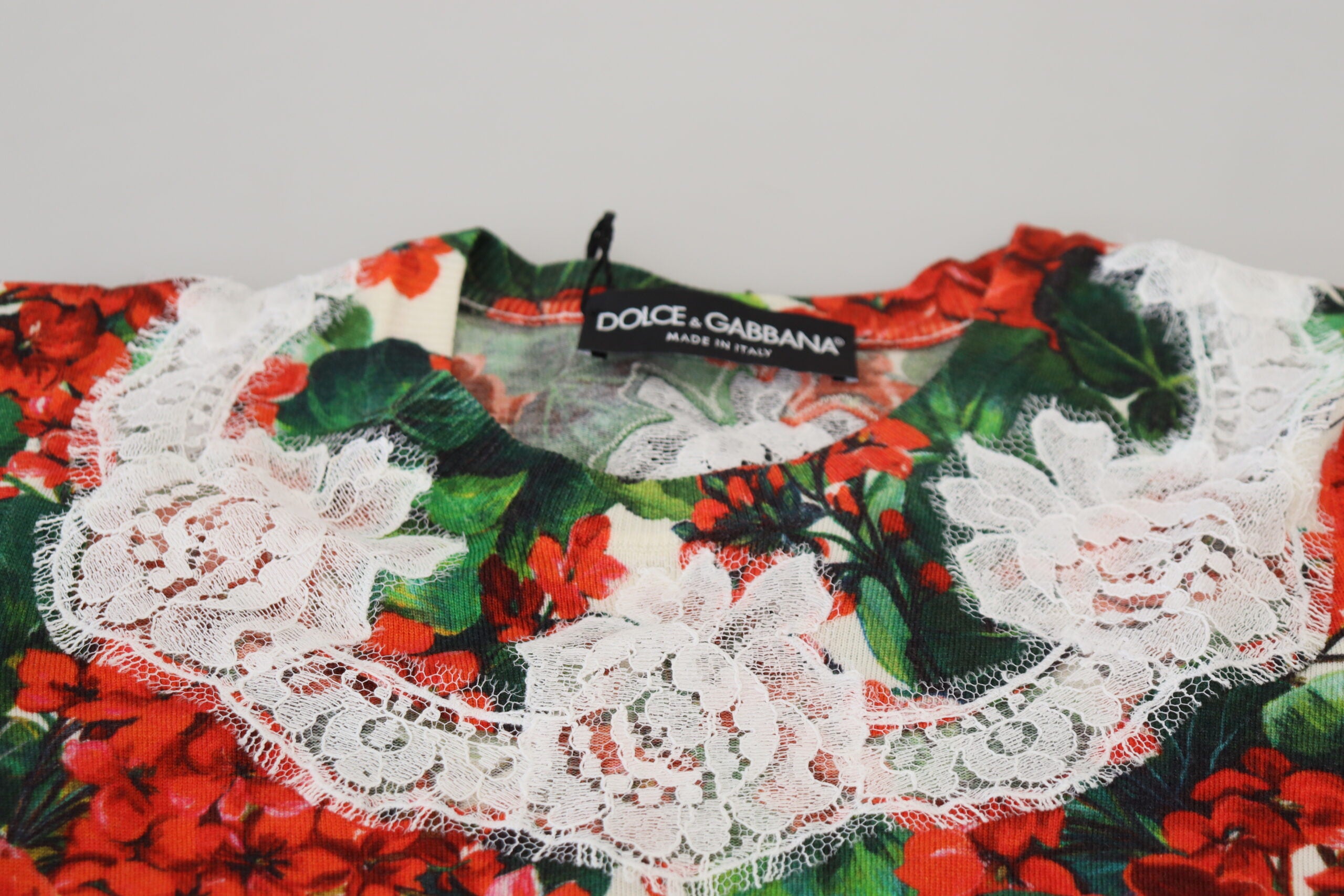 Dolce & Gabbana Women's Geranium Print Sleeveless Top