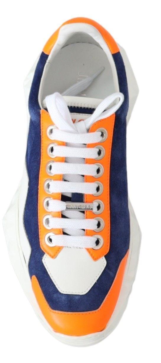 Jimmy Choo  Diamond Sneakers Blue Orange White Mens20