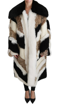 Dolce & Gabbana Gorgeous Shearling Cape Jacket