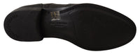 Dolce & Gabbana Mens Black Leather Brogue Oxford Shoes