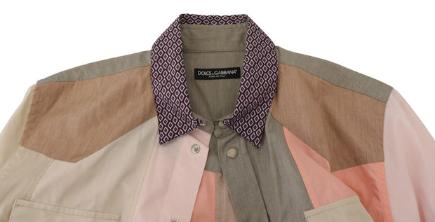Dolce & Gabbana Patchwork Slim Shirt