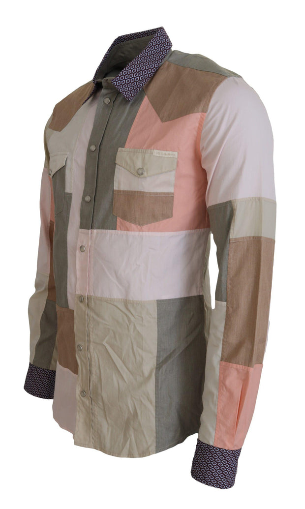 Dolce & Gabbana Patchwork Slim Shirt