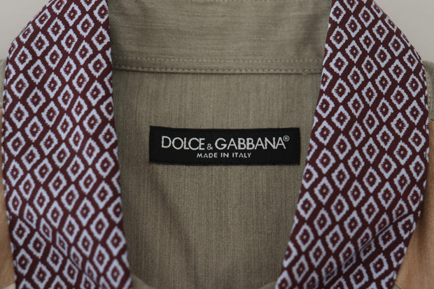 Dolce & Gabbana Patchwork Slim Shirt