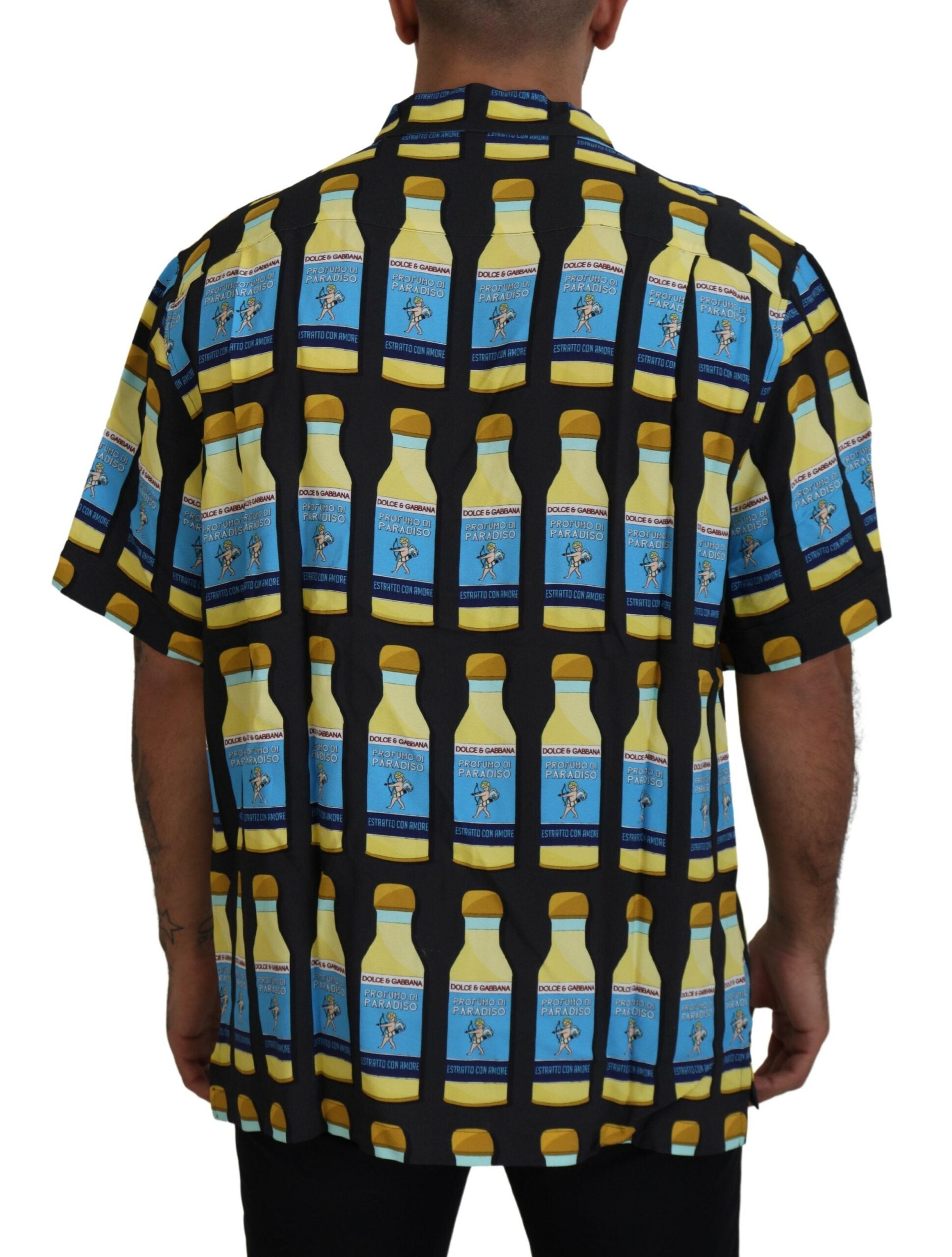 Dolce & Gabbana  Profumo di Paradiso Short Sleeve Button-Down Shirt