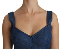 Dolce & Gabbana Denim Corset Top