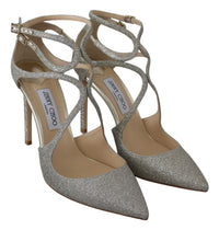 Jimmy Choo Love 100 Glitter Pumps - Silver