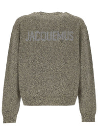 Jacquemus Men "Le Cardigan Moulin" In Lana