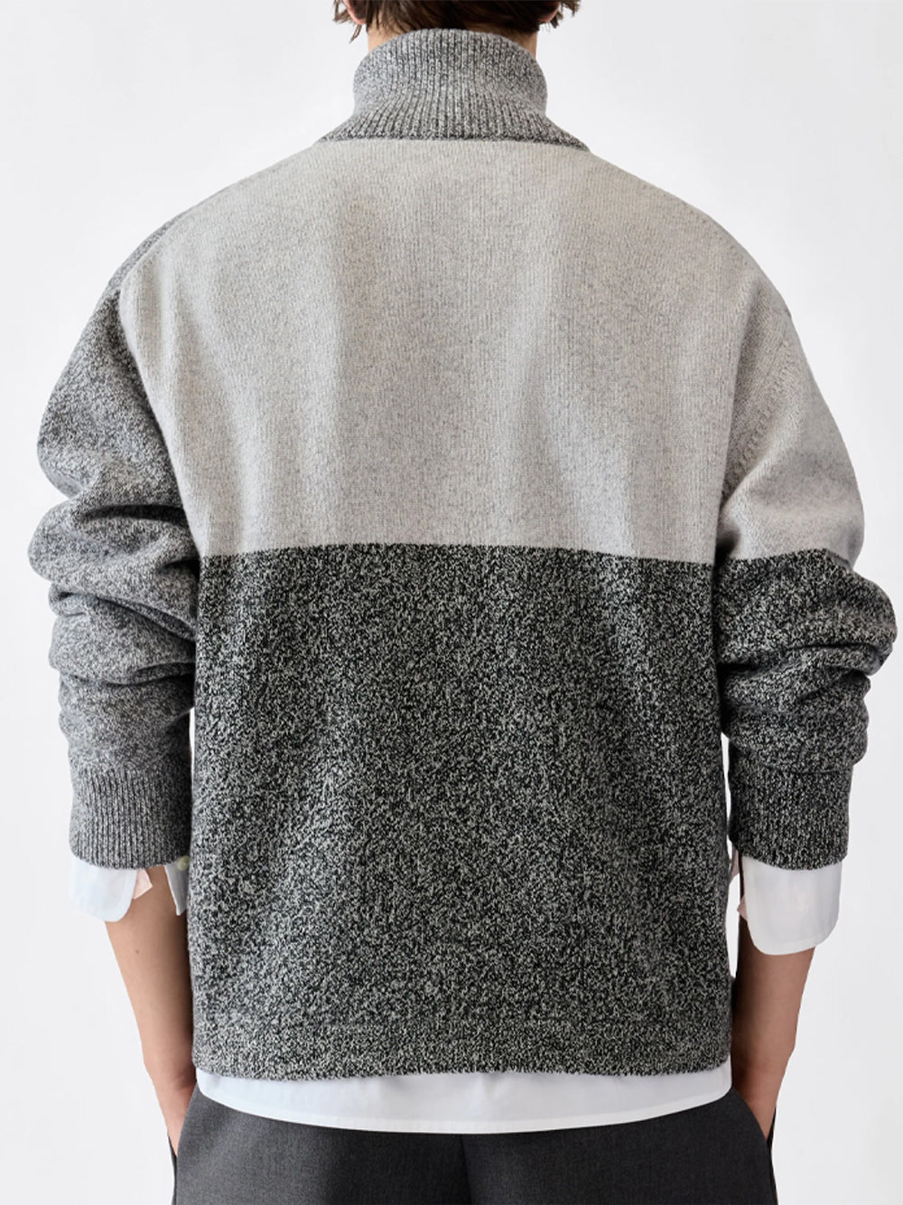 Jacquemus Men "Le Camionneur Orlando" Con Collo Dolcevita E Zip