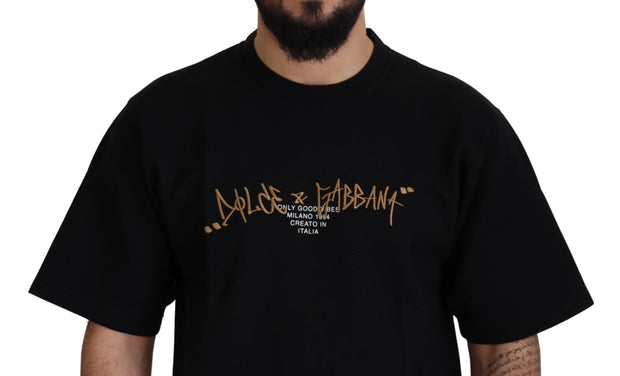 Dolce & Gabbana Logo Cotton Crewneck T-shirt