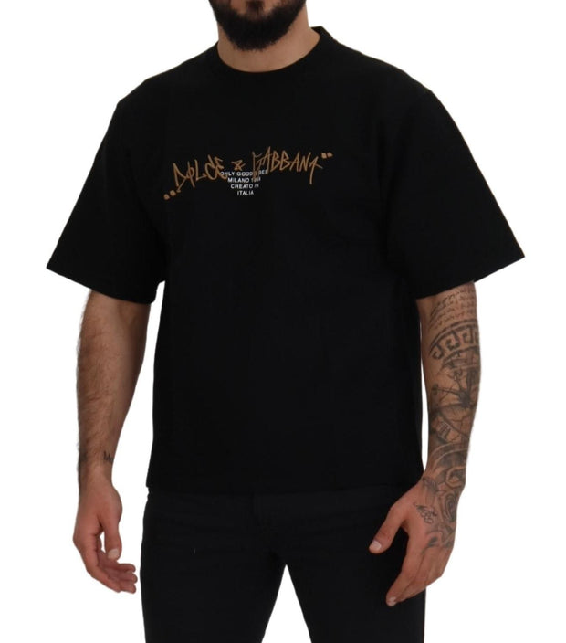 Dolce & Gabbana Logo Cotton Crewneck T-shirt