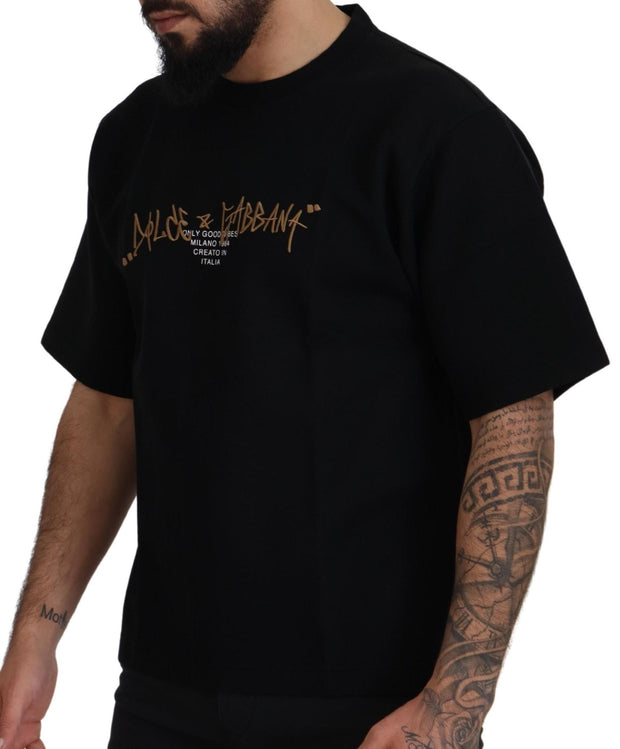 Dolce & Gabbana Logo Cotton Crewneck T-shirt