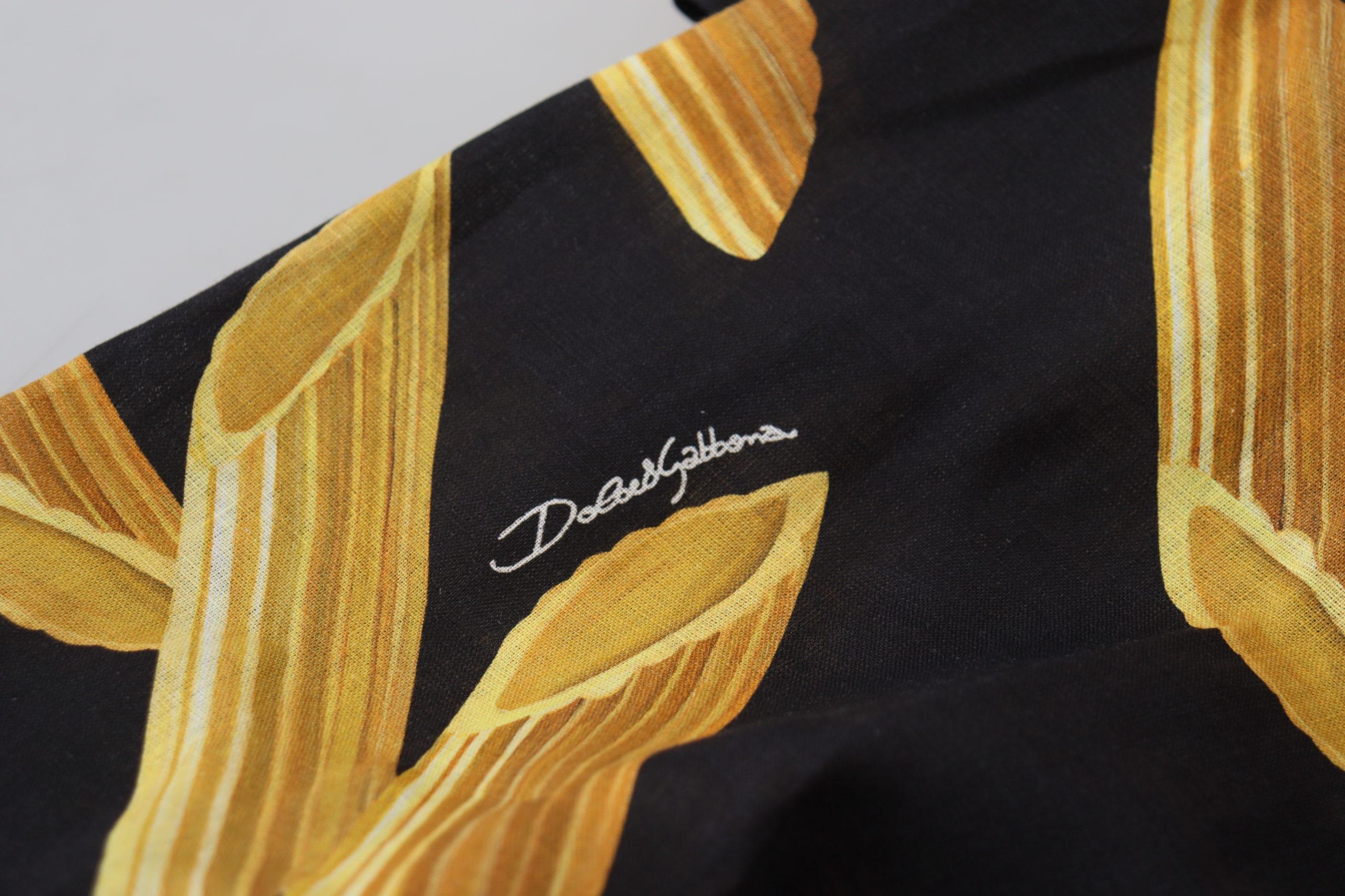 Dolce & Gabbana  Men's Pennette Silk Shirt - Black