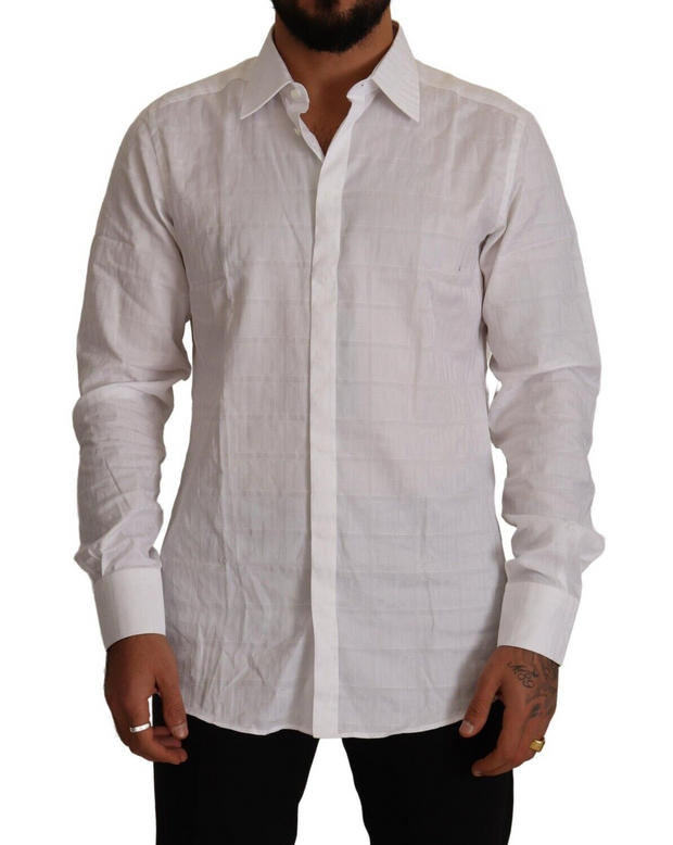 Dolce & Gabbana Classic  Cotton Slim Fit Dress Shirt