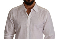Dolce & Gabbana Classic Fit Cotton Shirt - White