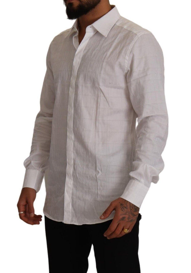 Dolce & Gabbana Classic  Cotton Slim Fit Dress Shirt