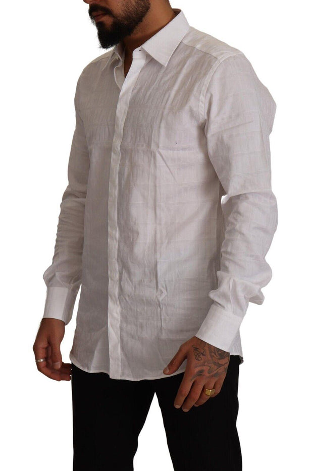 Dolce & Gabbana Classic  Cotton Slim Fit Dress Shirt