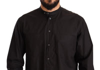 Dolce & Gabbana Long Sleeve Mandarin Collar Shirt