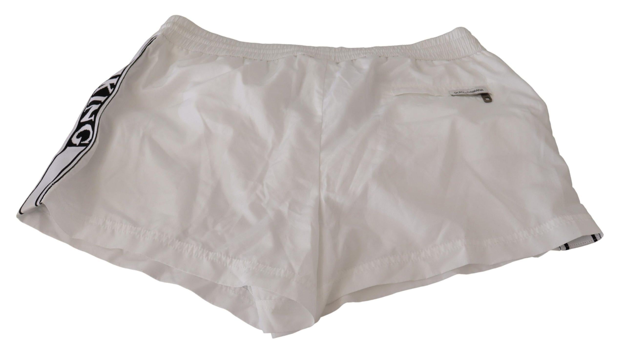 Dolce & Gabbana Men's White Swim Shorts