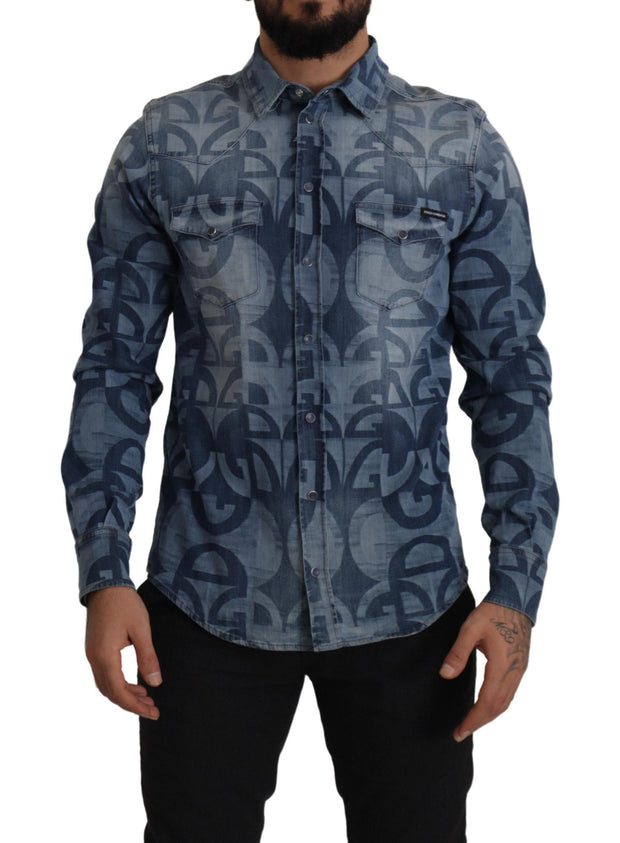 Dolce & Gabbana Logo Print Casual Shirt