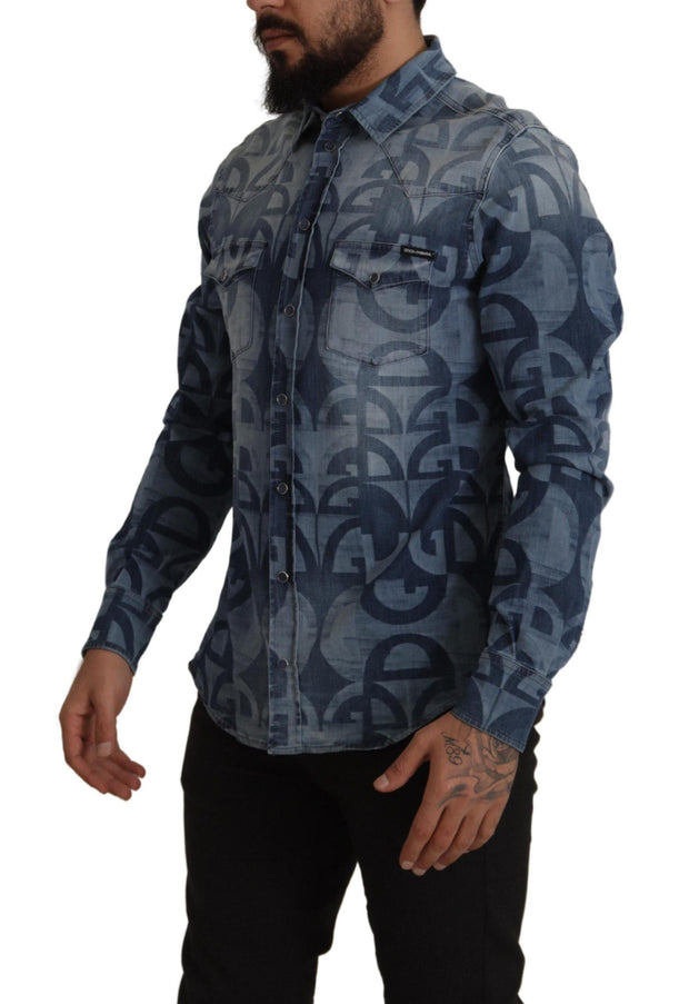 Dolce & Gabbana Logo Print Casual Shirt