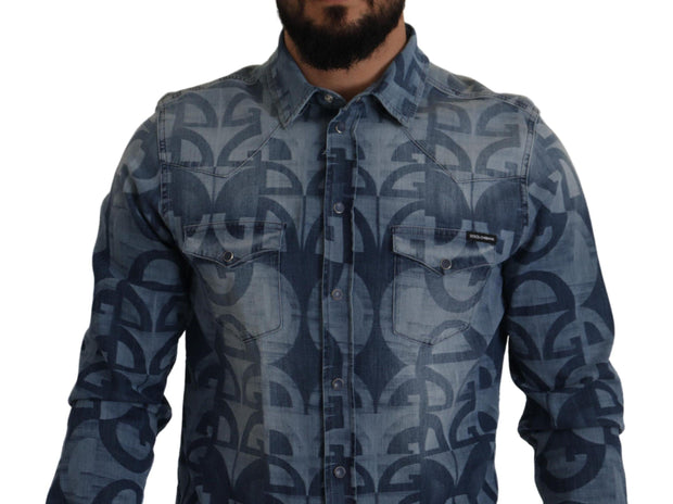 Dolce & Gabbana Logo Print Casual Shirt