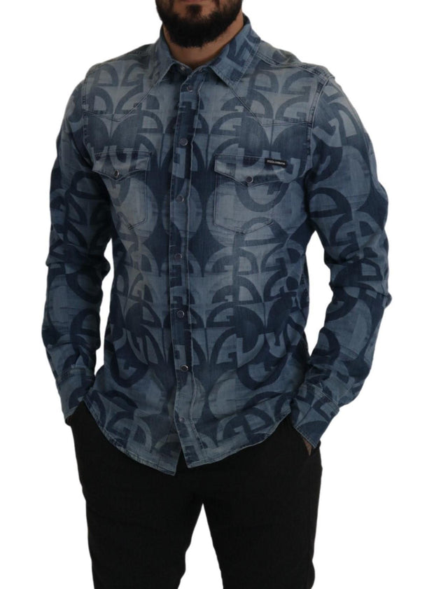Dolce & Gabbana Logo Print Casual Shirt