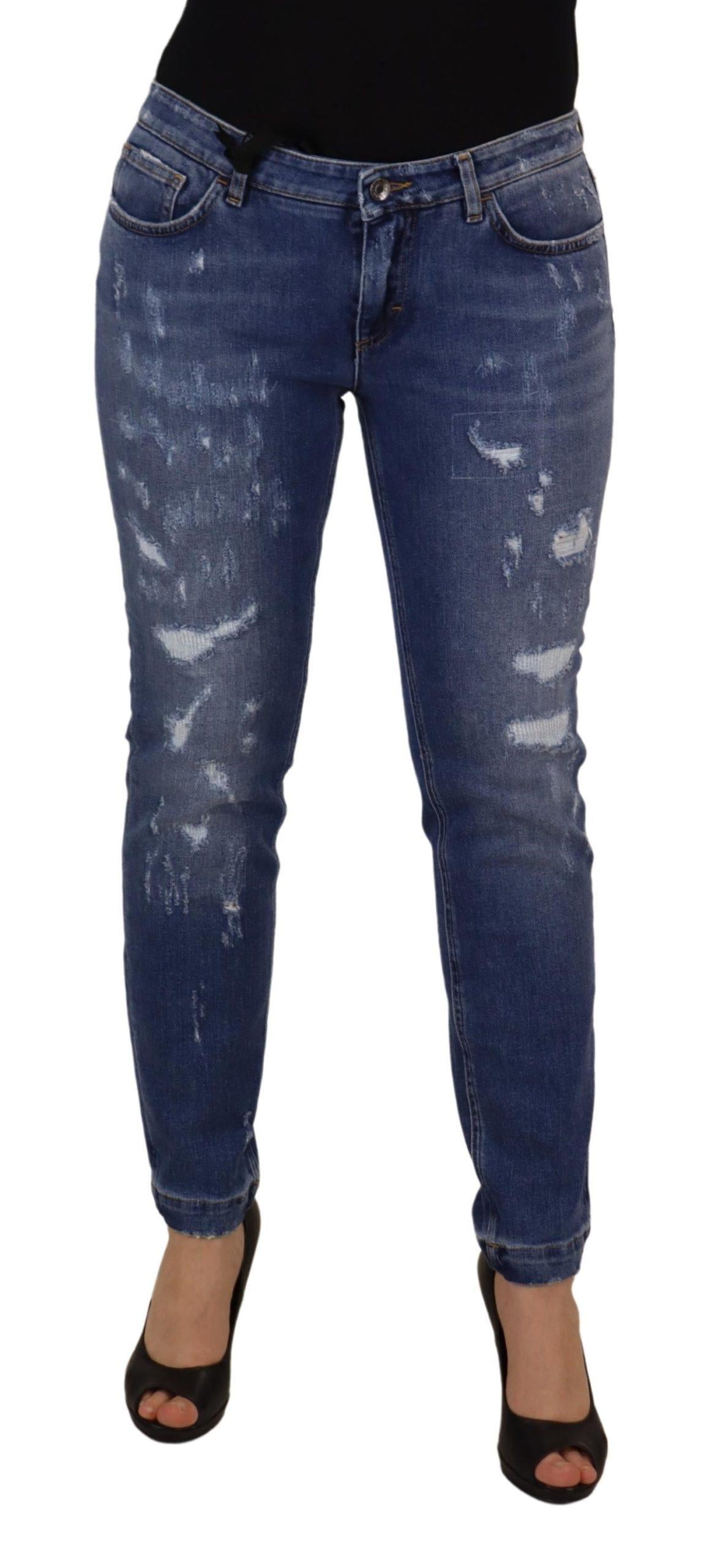 Dolce & Gabbana Distressed Skinny Jeans for Women