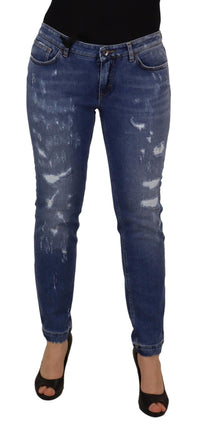 Dolce & Gabbana Distressed Skinny Jeans for Women
