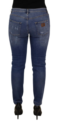 Dolce & Gabbana Distressed Skinny Jeans for Women